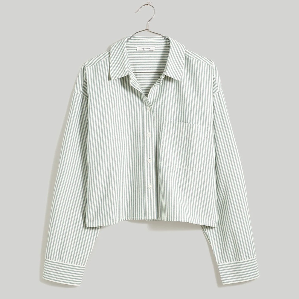 Madewell XXS Oversized Marlow and White OXFORD